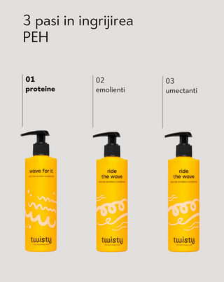 Balsam cu proteine pentru păr creț, cu aminoacizi Twisty - 4
