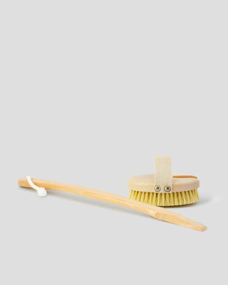 Perie pentru masaj corporal cu fibră de agave de fag și stick Hhuumm detașabil nr. 2 - 1