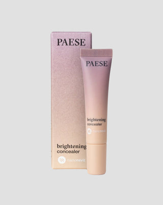 Corrector care luminează și reduce vizibilitatea umbrelor sub ochi auriu Paese bej