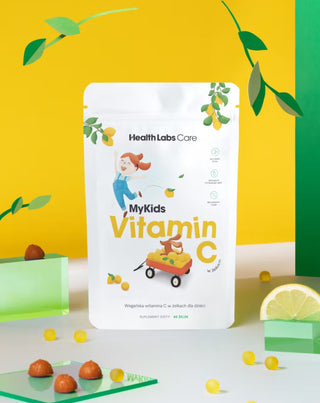 Vitamina C vegană în jeleuri pentru copii MyKids Vitamin C Health Labs Care - 2