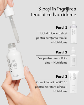 Ser facial pentru acnee Nutridome, Vitamina B3 10% si Zinc 1% - 4