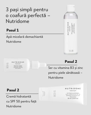 Ser facial pentru acnee Nutridome, Vitamina B3 10% si Zinc 1% - 6