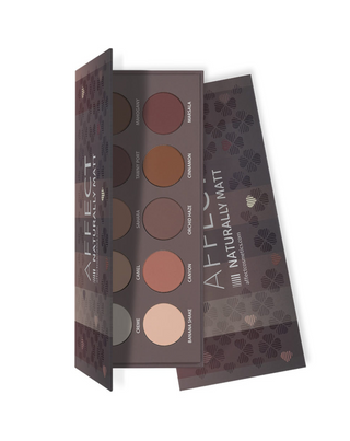 Paleta de farduri de pleoape presate natural mate afectează cosmeticele profesionale - 1