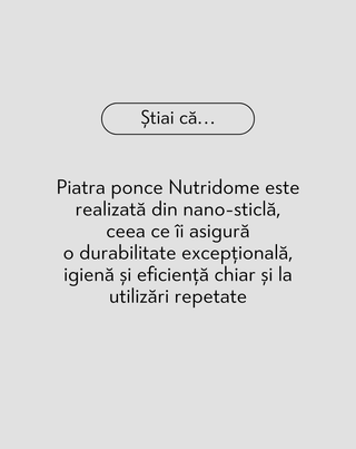 Pilă pentru călcâie din sticlă nano pentru îndepărtarea pielii îngroșate Nutridome - 4