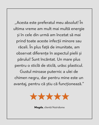 Ulei pentru imunitate cu acizi grași omega 3-6-9 în formă lichidă Immuno Nutridome 250 ml