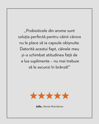 Probiotice pentru câini karma suplimentară pentru câini pentru digestie, sistem digestiv și imunitate Oggo 180 g