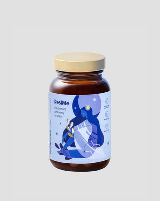 Supliment pentru un somn odihnitor și pentru calmarea nervilor RestMe 60 caps Health Labs Care