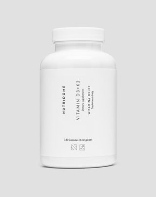 Vitamine D3 + K2 cu inulina pentru sustinerea sistemului scheletic si a imunitatii Nutridome 180 buc.
