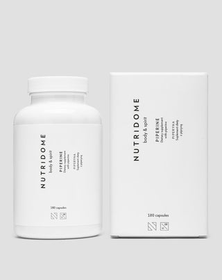 Piperine comprimate pentru o digestie mai bună pentru a ajuta la pierderea în greutate Piperine Nutridome 180 capsule - 2