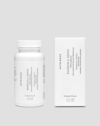 Supliment alimentar cu extract de rădăcină de Rhodiola Rosea Nutridome 60 capsule