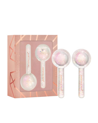 Bile de masaj din sticlă Crioterapia feței Globuri de gheață Cryolift Crystallove - 1