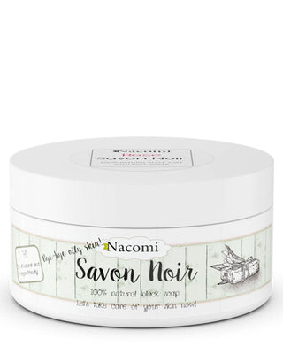 Săpun negru de curățare natural Savon Noir cu vitamina E Nacomi