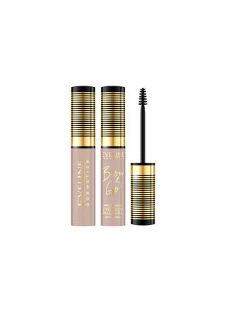 Rimel pentru sprâncene cu micro-fibre nr 05 taupe Brow and Go! Eveline
