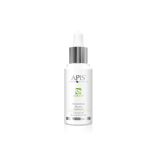 Concentrat pentru pielea acneică cu extract de ceai verde și alge Acne-Stop Apis
