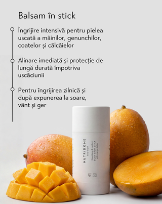 Balsam de corp în stick cu efect intens nutritiv, cu uleiuri naturale Nutridome - 5