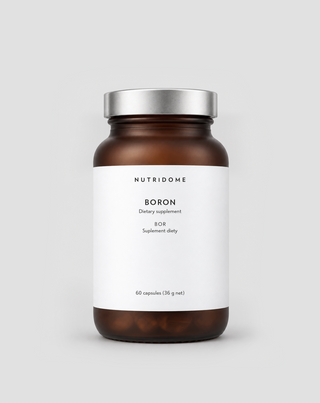 Boron supliment alimentar care reduce inflamația pentru oase și articulații Nutridome 60 capsule