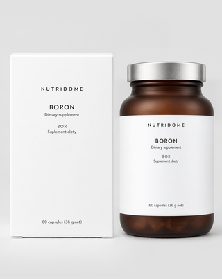 Boron supliment alimentar care reduce inflamația pentru oase și articulații Nutridome 60 capsule
