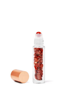 O sticlă cu cristale pentru ulei esențial - jasp Crystallove roșu - 1