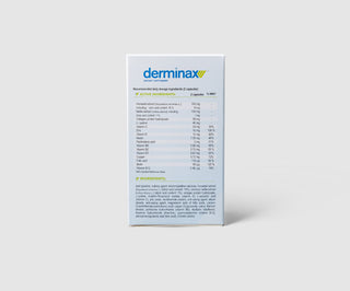 Tablete pentru acnee, coșuri și imperfecțiuni cu zinc, vitamina C, E și B2 Derminax - 5