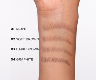 Creion de sprâncene modelator ultra-precis nr 03 dark brown Micro Precise Brow Pencil Eveline