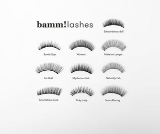 Gene false 2d pentru utilizare repetată, ușor de aplicat Wowee! Bamm!Lashes - 5