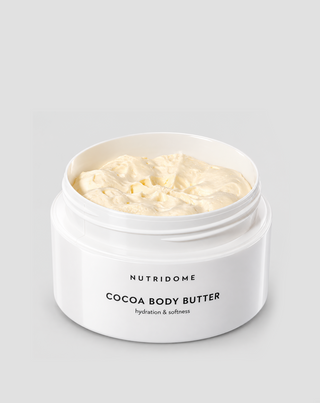 Unt de cacao pentru corp cu ceramide uleiuri naturale și vitamina E Nutridome