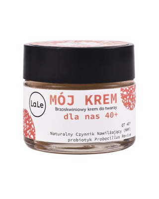 Cremă de față hidratantă cu piersici My Probiotic Cream 40+ La-Le - 1