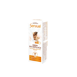 Cremă depilatoare pentru zonele delicate și sensibile cu lapte de ovăz Sensual Joanna