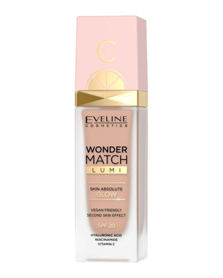 Fond de ten iluminator Wonder Match Lumi nr 20 nude Eveline - 1