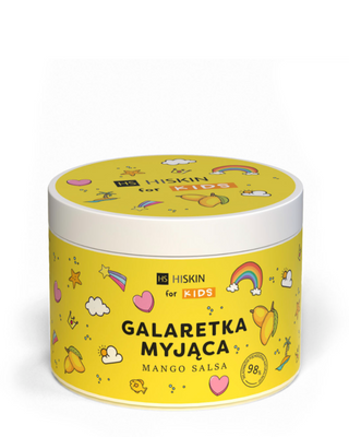 Jeleu de spălat de baie pentru copii galben mango salsa HiSkin for Kids - 1