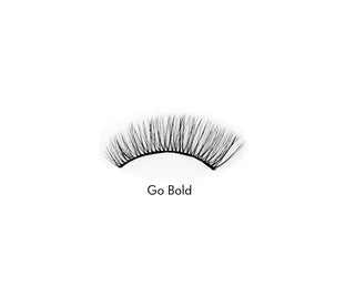 Gene false pe o bandă 2d pentru utilizare repetată foarte moi Go Bold Bamm!Lashes - 4
