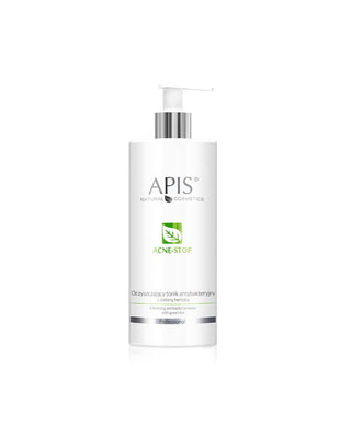 Tonic antibacterian demachiant cu ceai verde Acne-Stop Home Therapis Apis - 1