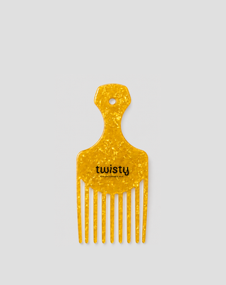 Pieptene vertical pentru volum și ridicarea părului creț de la rădăcină Twisty