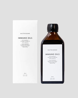 Ulei pentru imunitate cu acizi grași omega 3-6-9 în formă lichidă Immuno Nutridome 250 ml