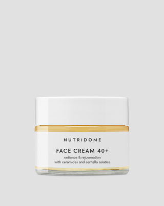 Cremă de față 40+ cu ceramide și centella asiatică pentru ten uscat și matur Nutridome