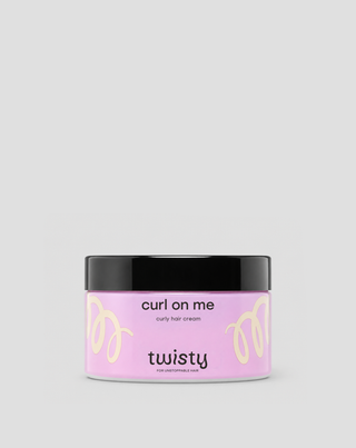 Cremă pentru bucle activator al ondulării naturale pentru păr creț și electrizat Twisty, versiune mini, 100 ml
