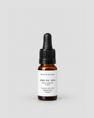 Ulei CBD 30% în picături, spectru larg fără THC cu CBG și CBN Nutridome