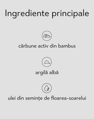 Scrub detoxifiant de fata cu carbune activ de bambus si argila alba Nutridome - 3