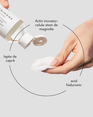 Lotiune micelara pentru demachiere cu celule stem de magnolie Nutridome - 2