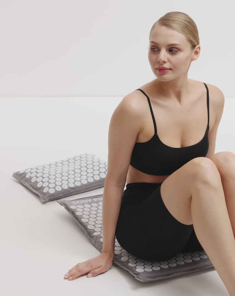 Covor de acupunctură cu vârfuri și pernă mare Funcțiile corpului_6