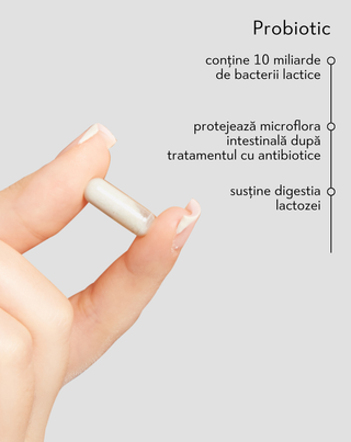 Probiotic cu 10 miliarde de bacterii lactice si PRO 10 BIOTIC Nutridome 60 capsule - 2