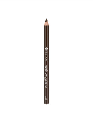 Creion maro pentru sprâncene cu pensulă practică eyebrow DESIGNER 02 Essence