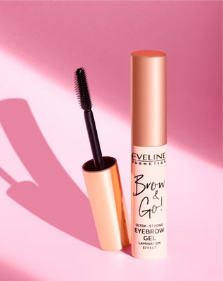 Gel transparent pentru sprâncene Brow&Go ultra-rezistent cu o perie confortabilă de la Eveline - 3