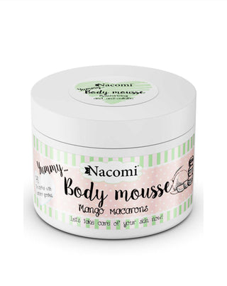 Mousse de corp profund hidratantă Macaroane Mango Nacomi