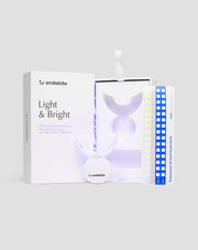 Set de albire a dinților cu lampă LED și gel de albire Light & Bright Smilebite