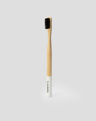 Periuta de dinti din bambus cu peri de nailon potrivita pentru vegani Smilebite - 1