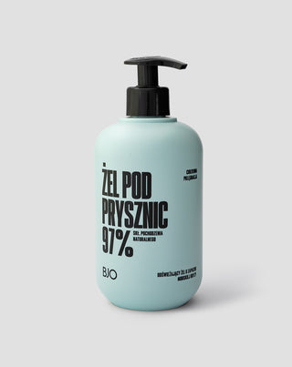 Gel de duș vegan revigorant cu extract de castraveți și parfumul brizei marine Bjo - 1