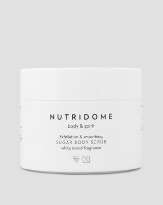 Exfoliant de corp cu zahăr pentru netezirea pielii Nutridome 250 g