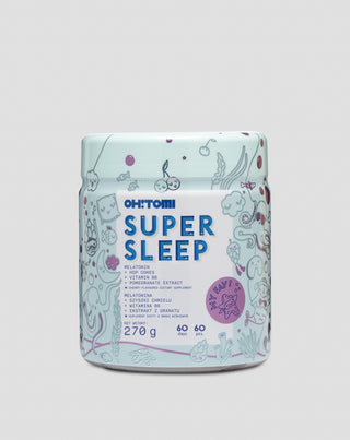 Jeleu cu melatonina pentru somn cu vitamine pentru copii si adulti, cirese Supersleep Oh! Tomi - 1