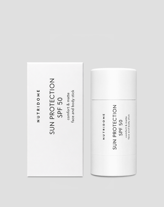 Filtru mineral SPF 50 în stick pentru față și corp, hidratare și protecție UVB, UVA Nutridome_2